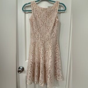 Speechless juniors cream and pink lace dress - Adult XS